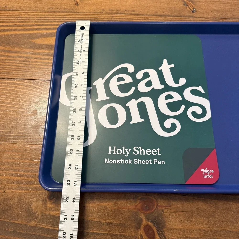 Great Jones Holy Sheet Pans Non-Stick Baking Half Sheet Blueberry Blue LOT OF 2